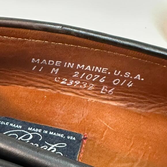 VERY GOOD Rancourt & Co. x Cole Haan Penny Loafer Pinch Made in Maine, USA 11 - Picture 8 of 11